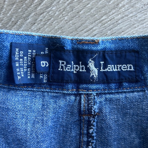 Ralph Lauren Denim Skirt Vintage - Picture 6 of 12